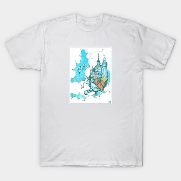 Sky City T-Shirt by INKSPACE